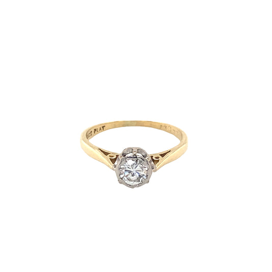 Round Brilliant Cut Diamond Solitaire Ring
