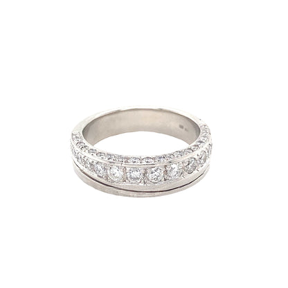Round Brilliant Cut Graduated Diamond Eternity Ring
