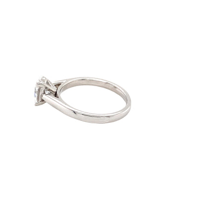 Oval Diamond Solitaire Ring