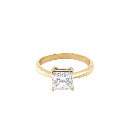 Princess Cut Diamond Solitaire Ring