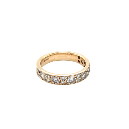 Round Brilliant Cut Diamond Set Eternity Ring