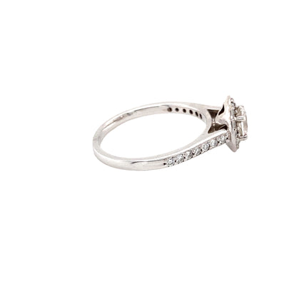 Round Brilliant Cut Diamond Halo Ring