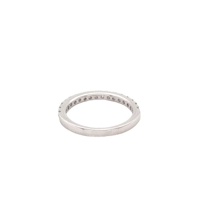 Round Brilliant Cut Diamond Set Wedding Ring