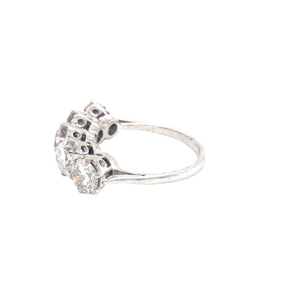Round Brilliant Cut 5 Stone Diamond Ring
