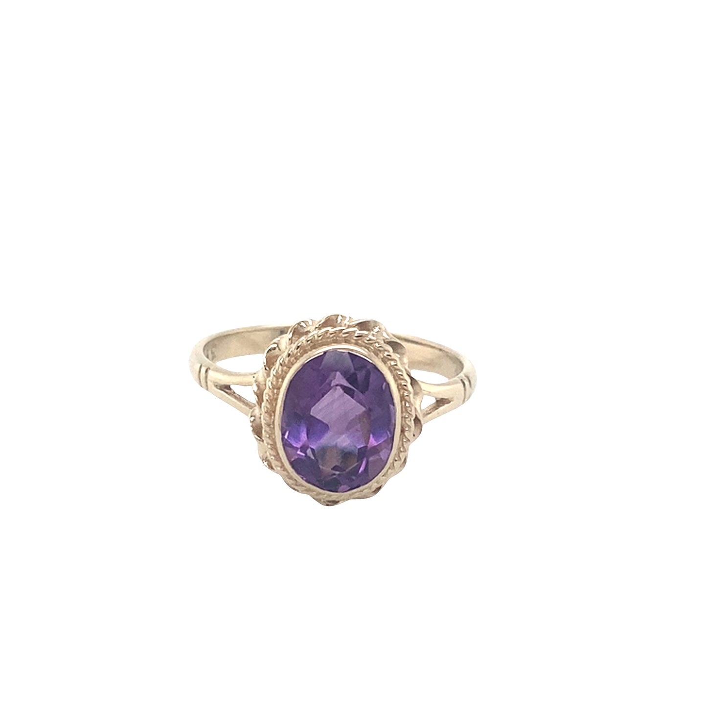 Amethyst Vintage Style Dress Ring