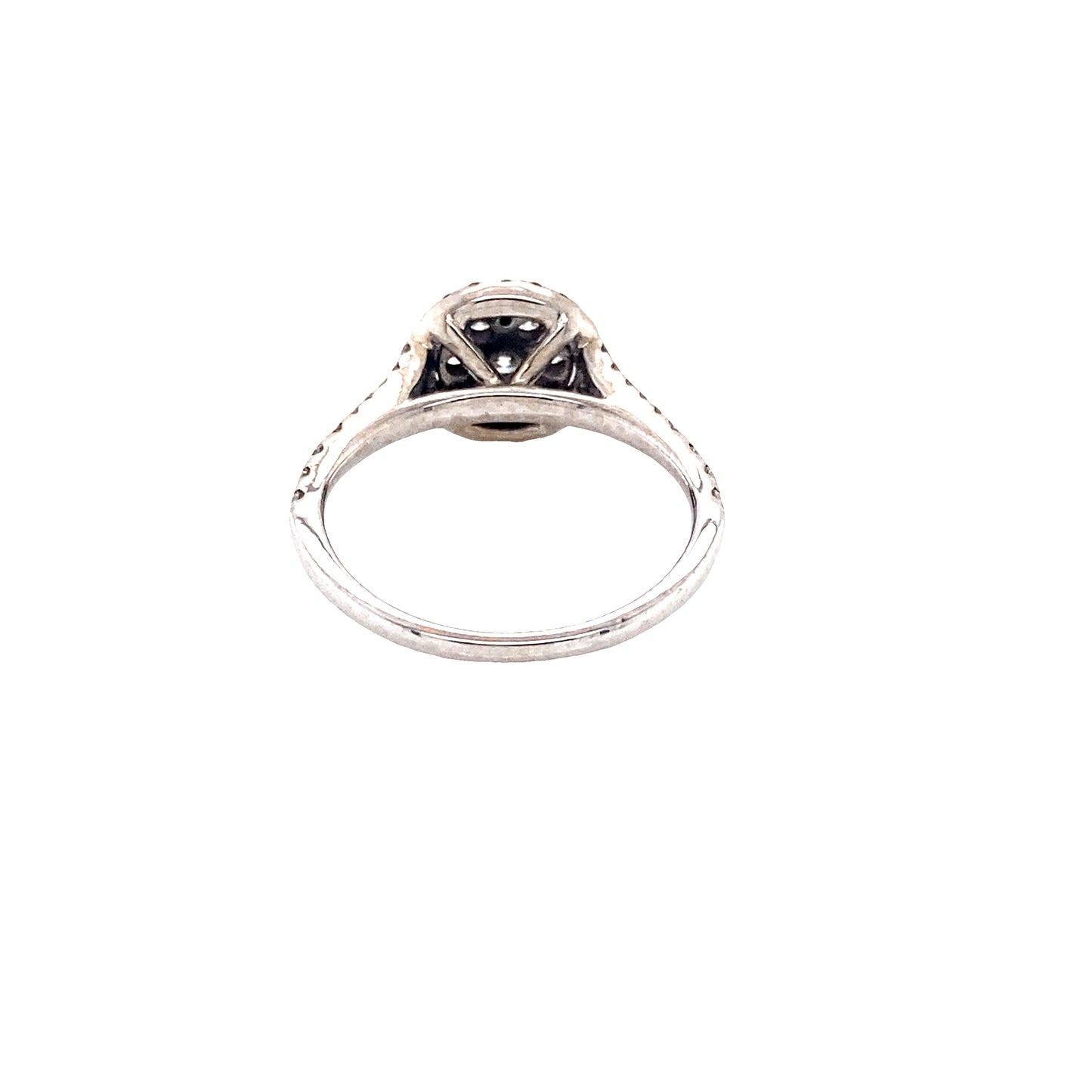 Round Brilliant Cut Diamond Cluster Ring