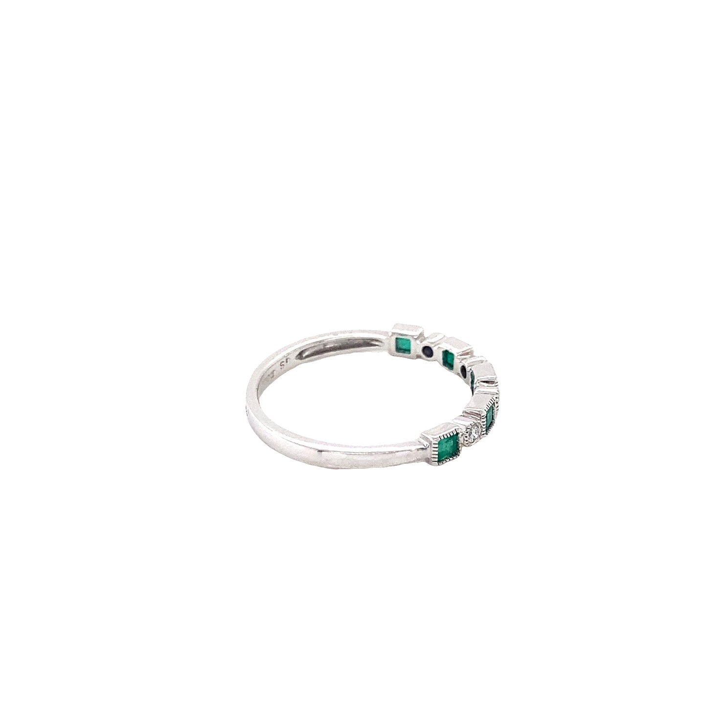 Emerald and Diamond Dress Ring