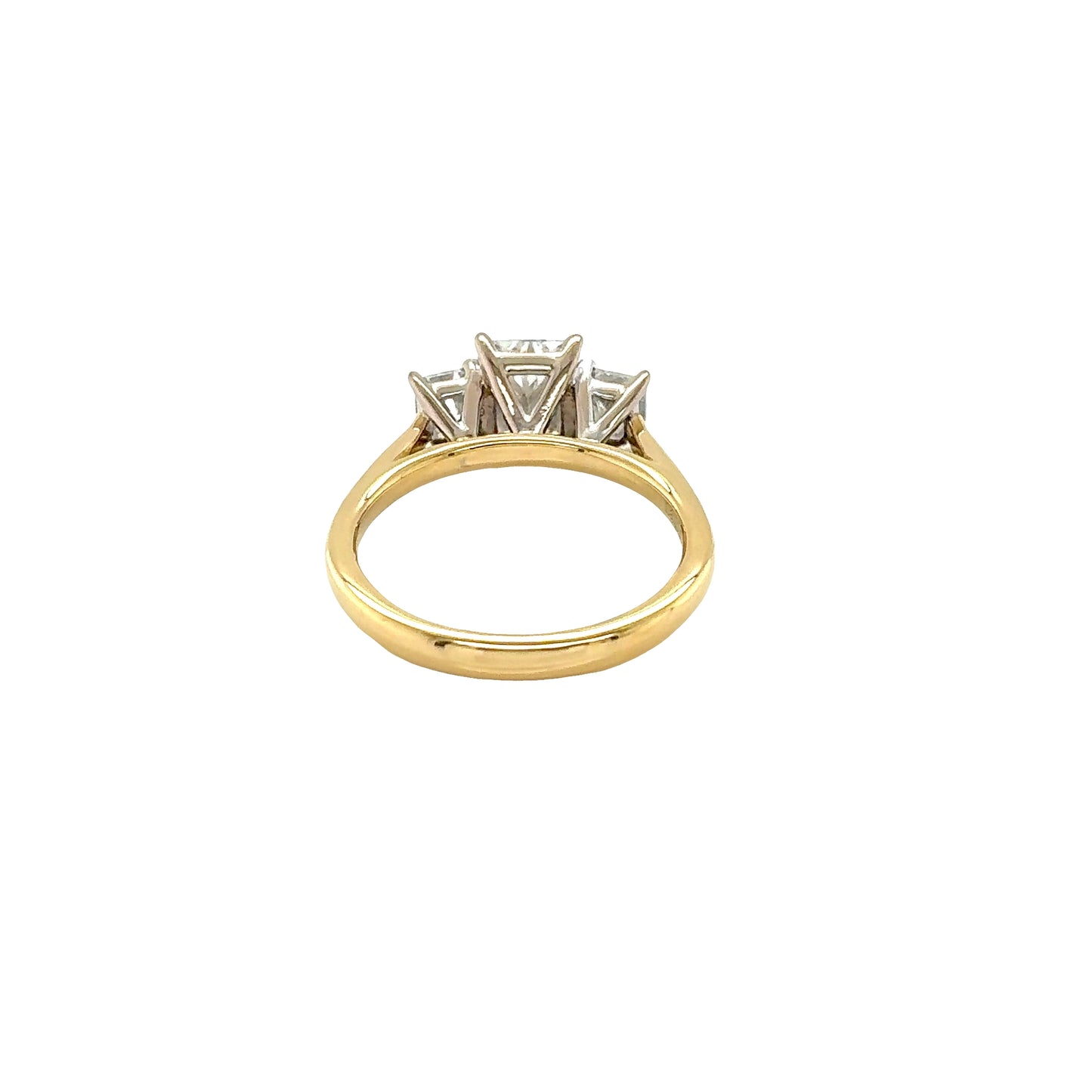 Radiant Cut Diamond 3 Stone Ring
