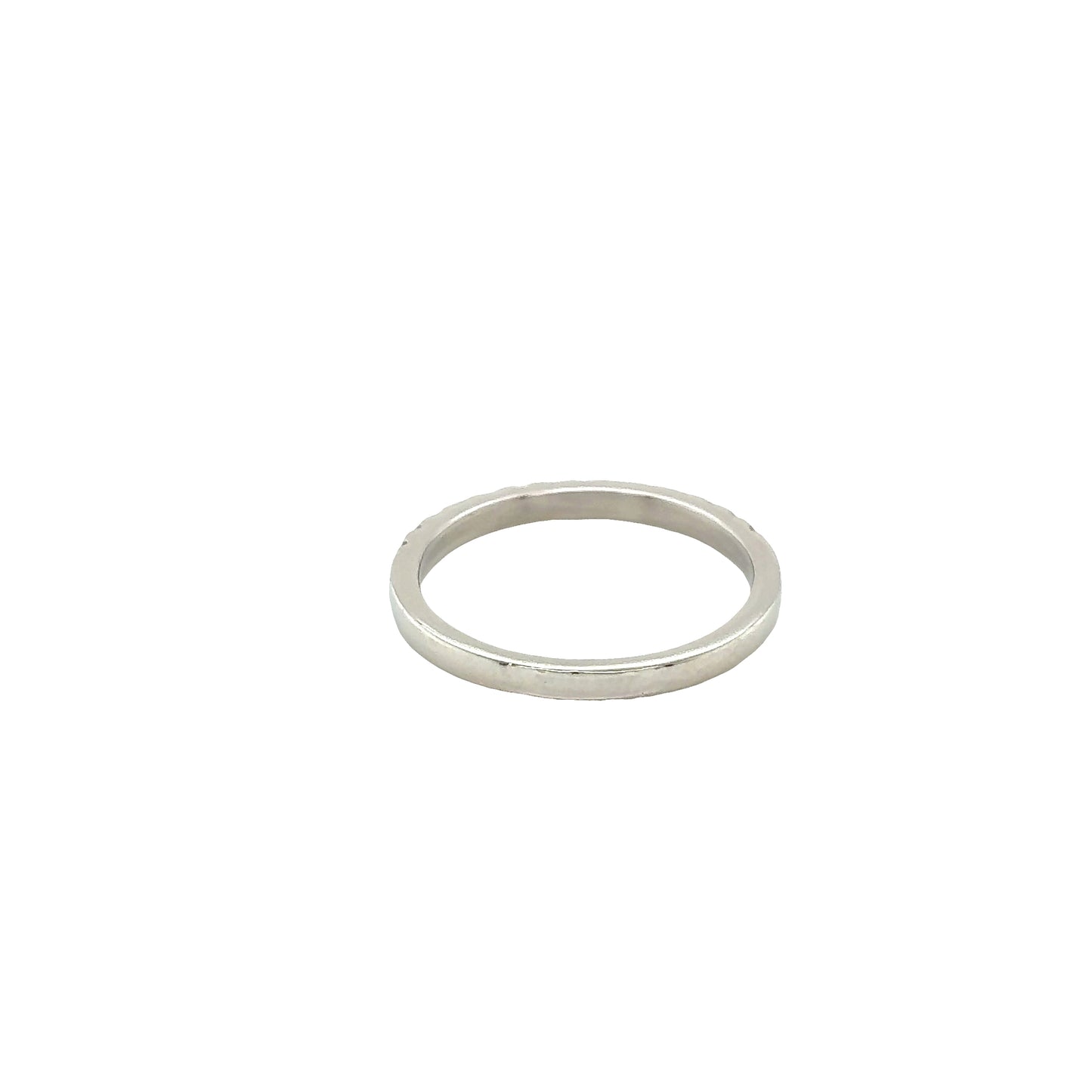 Round Brilliant Cut Diamond Set Wedding Ring