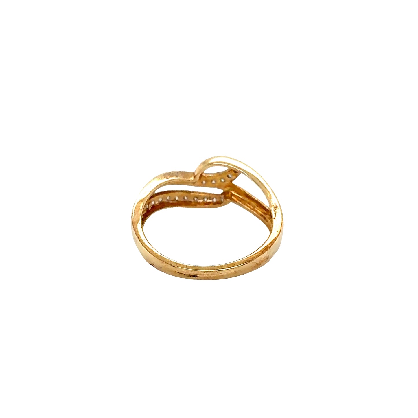 Yellow Gold Diamond Set Dress Ring