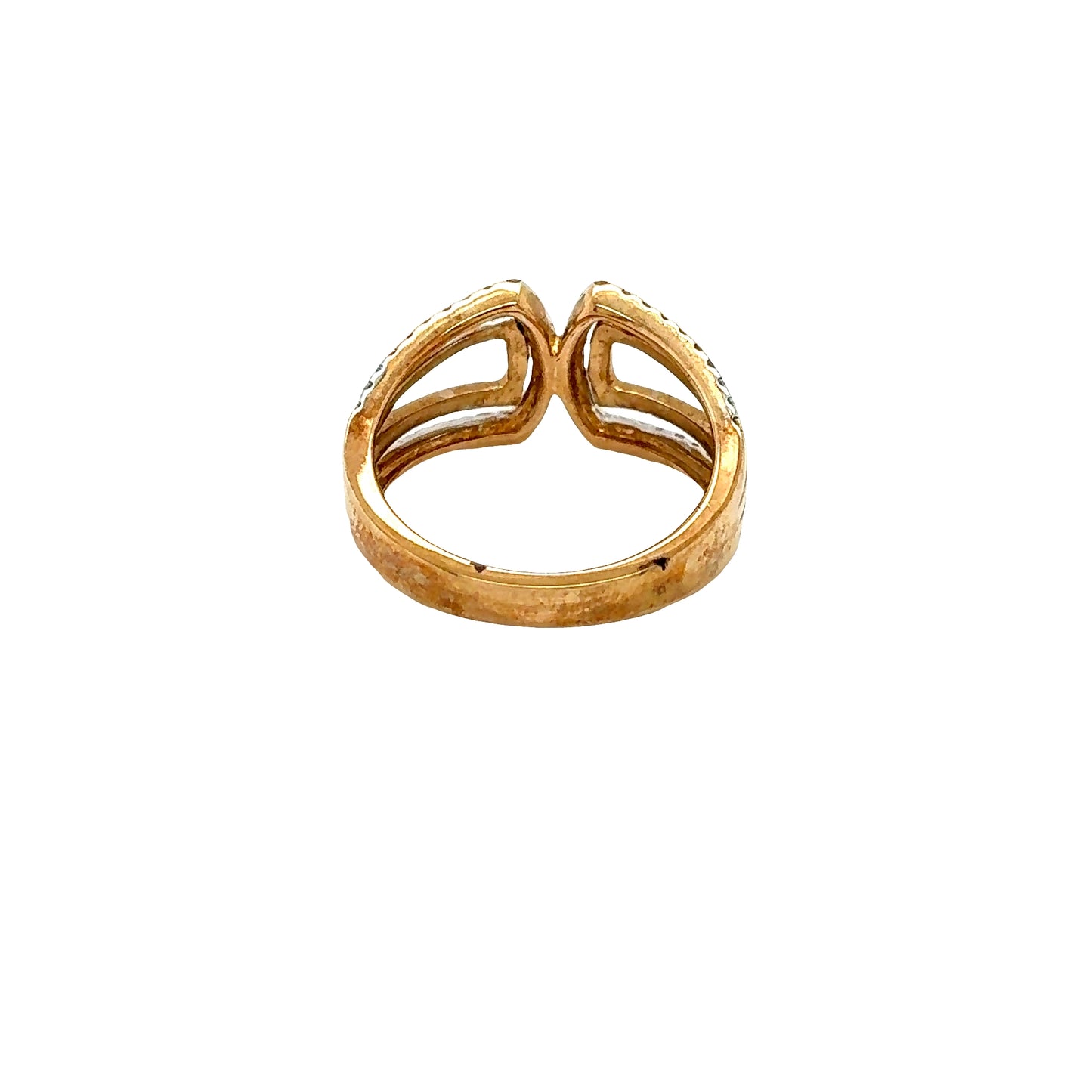 Yellow Gold Diamond Set Dress Ring