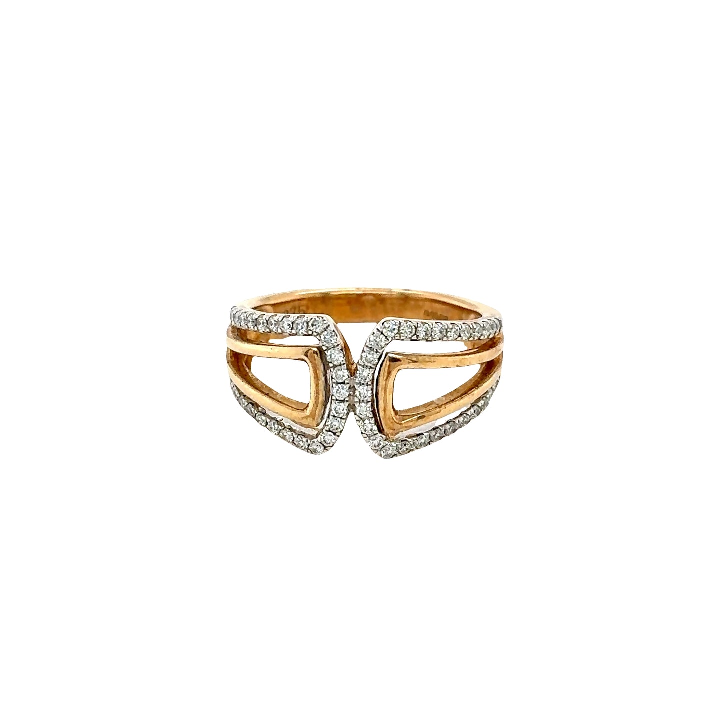 Yellow Gold Diamond Set Dress Ring