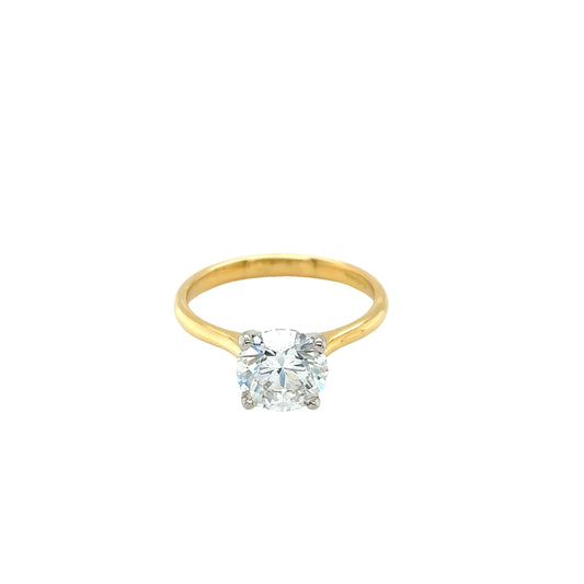 Round Brilliant Cut Diamond Solitaire Ring