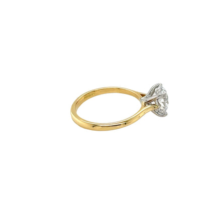 Round Brilliant Cut Diamond Solitaire Ring