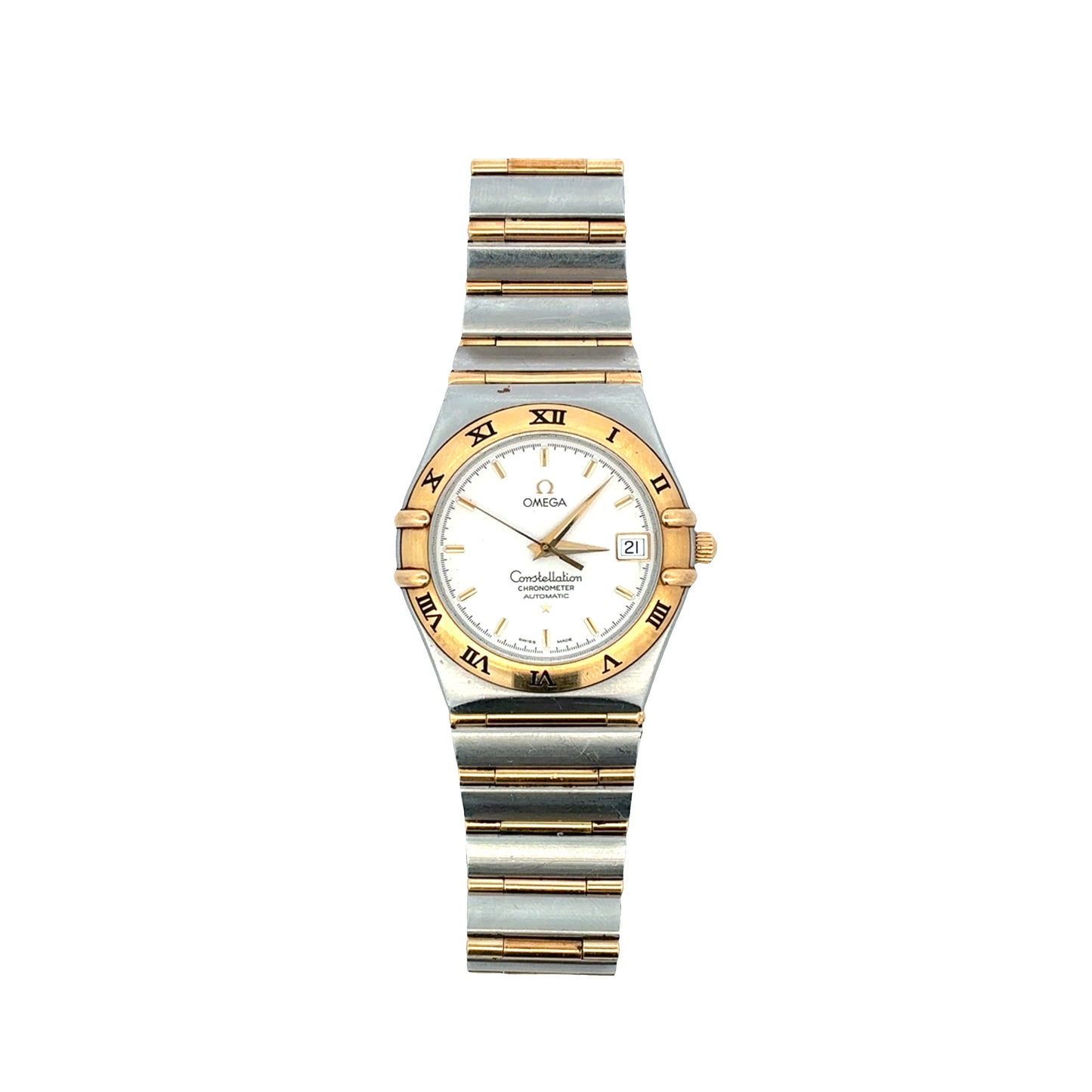 Pre-Owned Omega 2 Tone Constellation Chronometer Automatic Watch