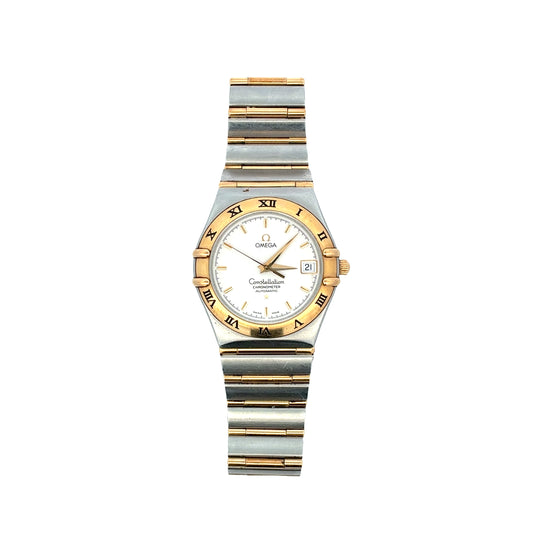 Pre-Owned Omega 2 Tone Constellation Chronometer Automatic Watch