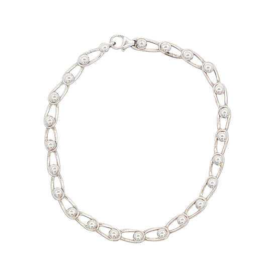 10ct White Gold Bracelet - 7.5g