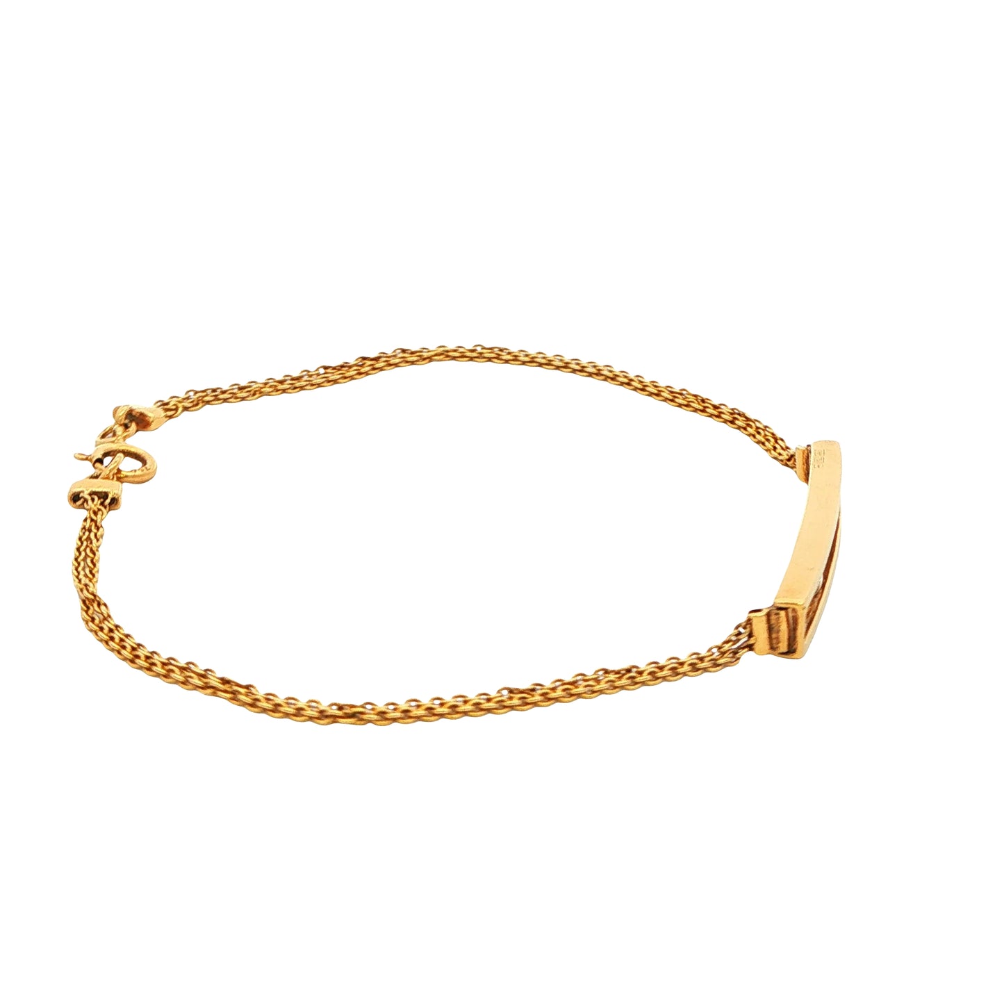 18ct Yellow Gold Floating Diamond Bracelet