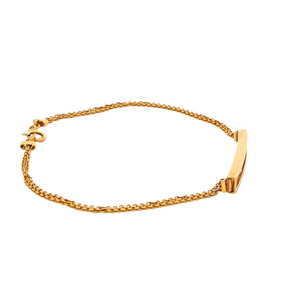 18ct Yellow Gold Floating Diamond Bracelet