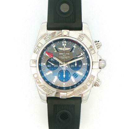 Gents Stainless Steel Breitling Chronomat GMT Watch