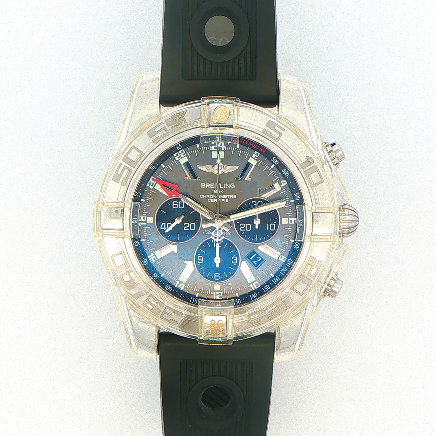 Gents Stainless Steel Breitling Chronomat GMT Watch