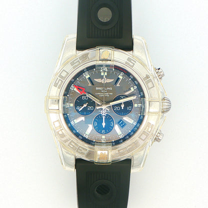 Gents Stainless Steel Breitling Chronomat GMT Watch