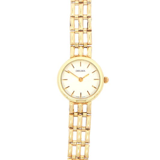 9ct Yellow Gold, Delma Ladies Watch