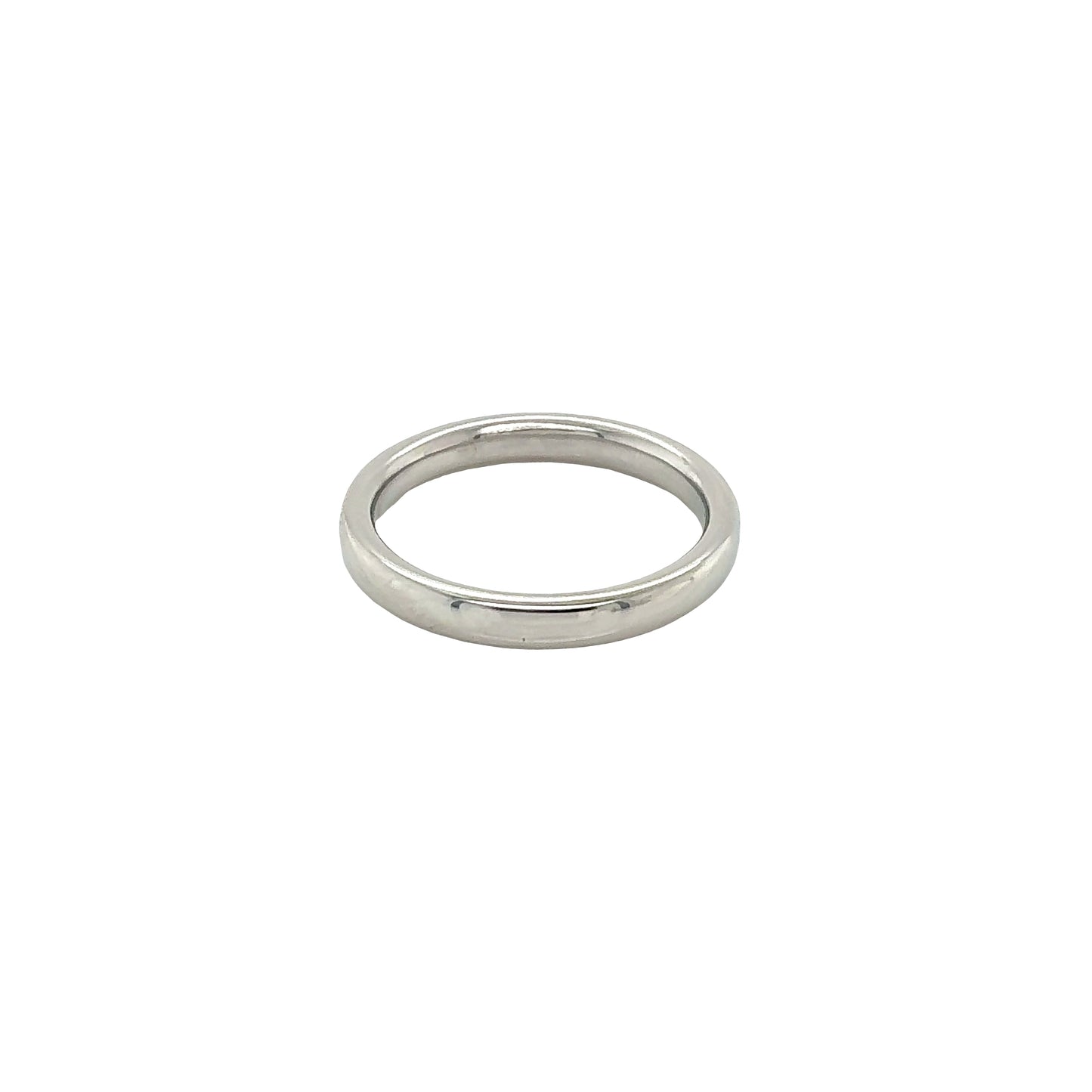 Platinum, 15 Round Brilliant Cut Diamond Channel Set Ring