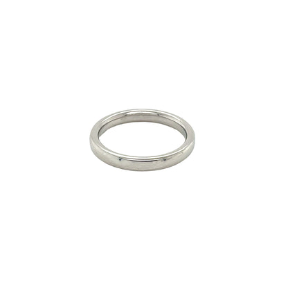 Platinum, 15 Round Brilliant Cut Diamond Channel Set Ring