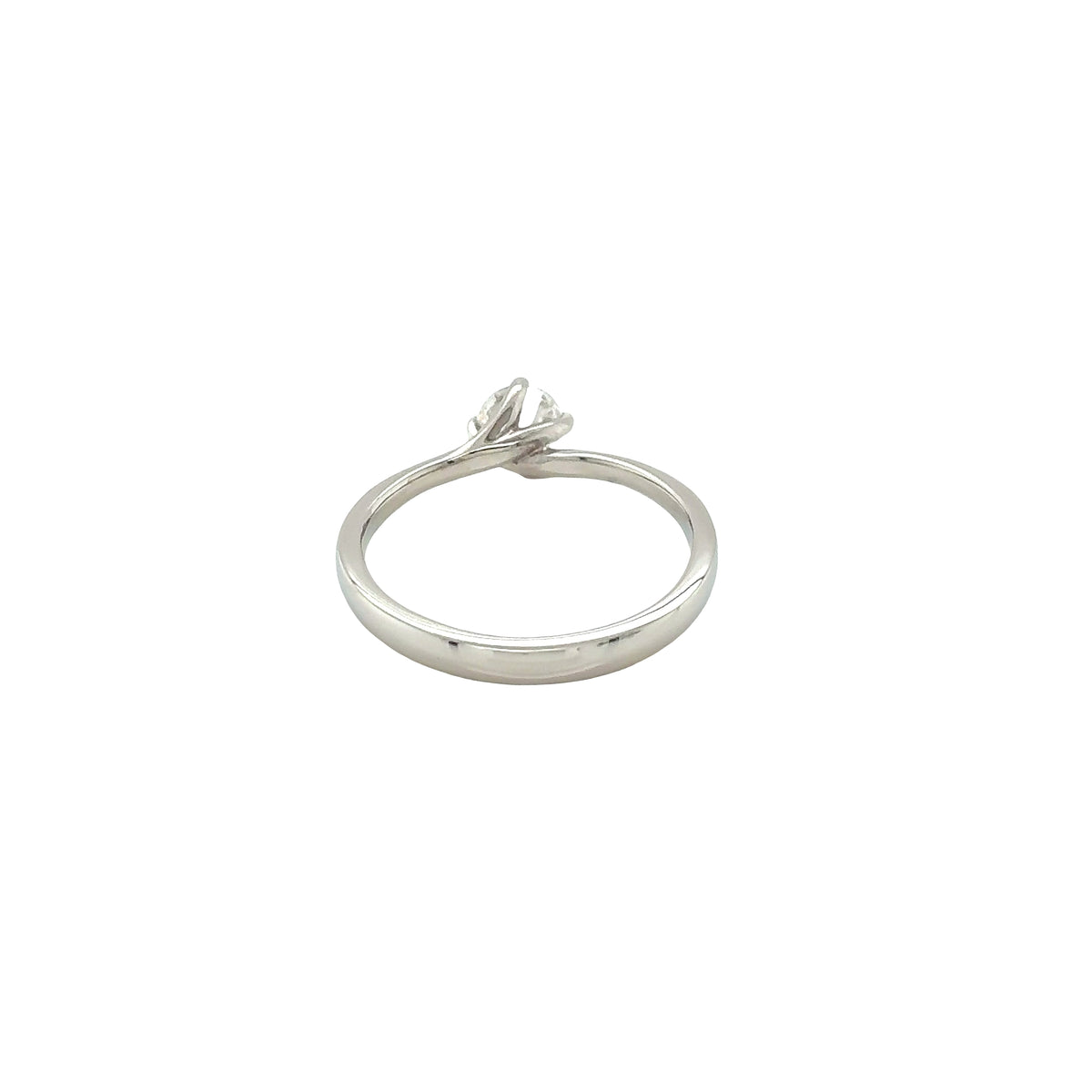 Platinum, Round Brilliant Cut Diamond Solitaire