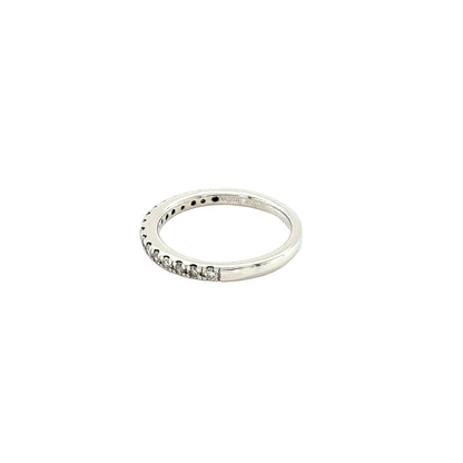 Platinum, Diamond set Wedding Ring - 0.30cts