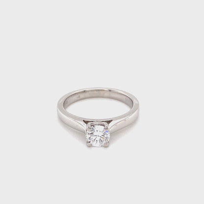 Round Brilliant Cut Diamond Solitaire Ring