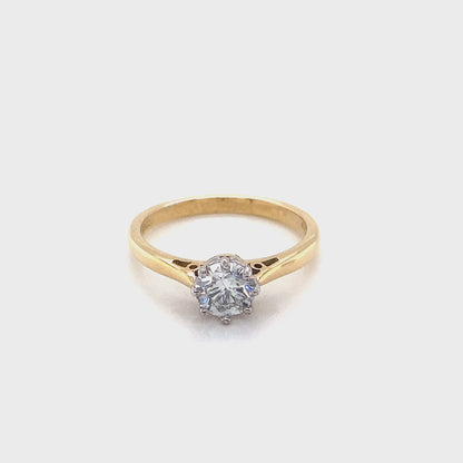 Round Brilliant Cut Diamond Solitaire Ring