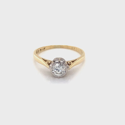 Round Brilliant Cut Diamond Solitaire Ring