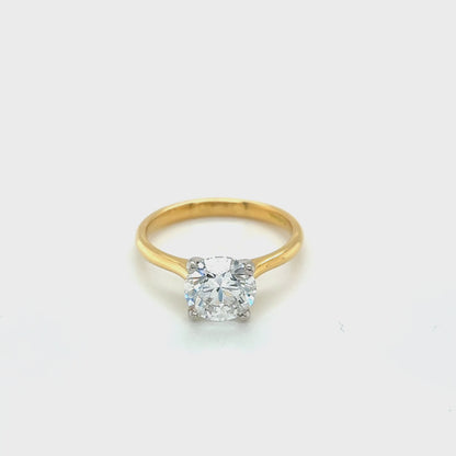 Round Brilliant Cut Diamond Solitaire Ring