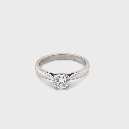Round Brilliant Cut Diamond Solitaire Ring