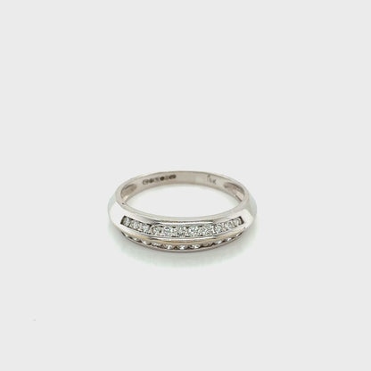 Double Row Diamond Set Ring