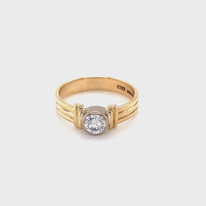 Round Brilliant Cut Diamond Solitaire Ring