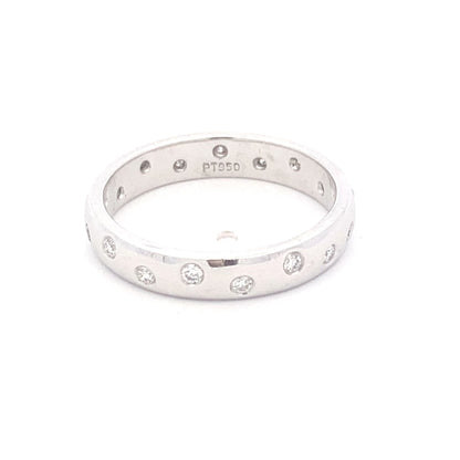 Full Set Round Brilliant Cut Diamond Wedding Band