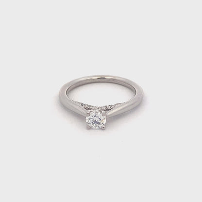 Round Brilliant Cut Diamond Solitaire Ring