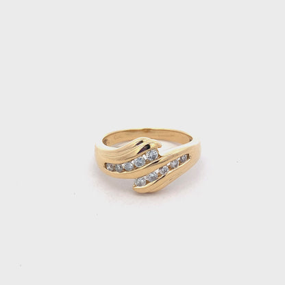 Yellow Gold Diamond Dress Ring